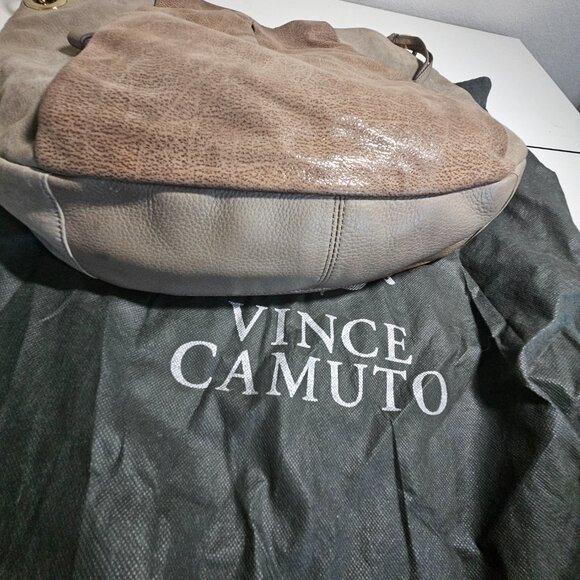 Vintage Vince Camuto Shulder hobo bag  -  taupe - Picture 2 of 12